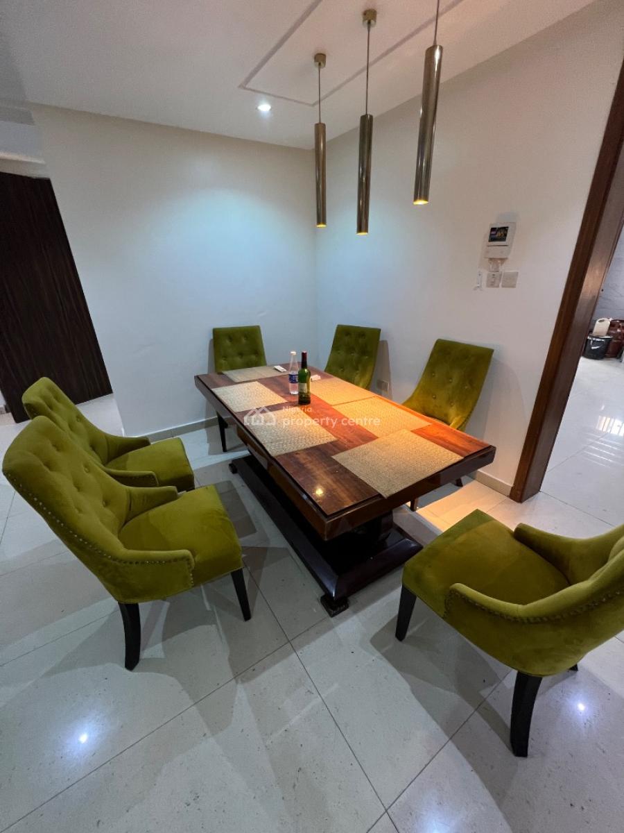 Furnished 3-bedroom Flat with Bq in Beautiful, High-brow Area, Lekki Phase 1, Lekki, Lagos, Flat / Apartment for Rent