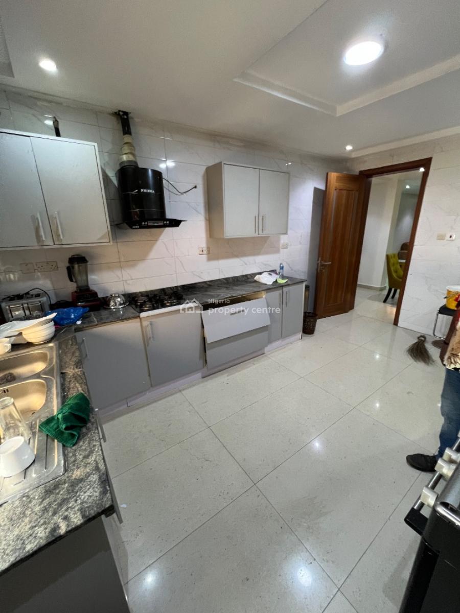 Furnished 3-bedroom Flat with Bq in Beautiful, High-brow Area, Lekki Phase 1, Lekki, Lagos, Flat / Apartment for Rent