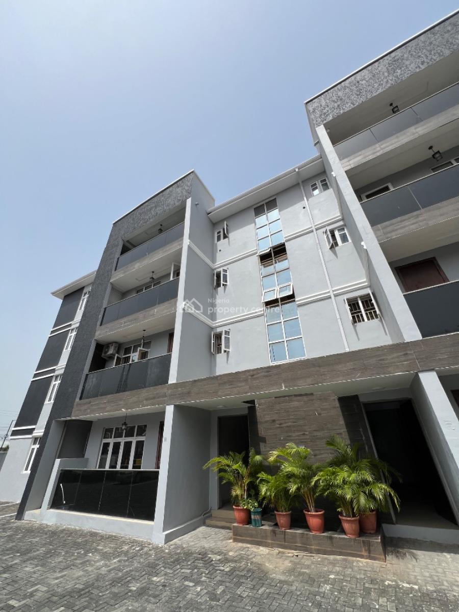 Furnished 3-bedroom Flat with Bq in Beautiful, High-brow Area, Lekki Phase 1, Lekki, Lagos, Flat / Apartment for Rent