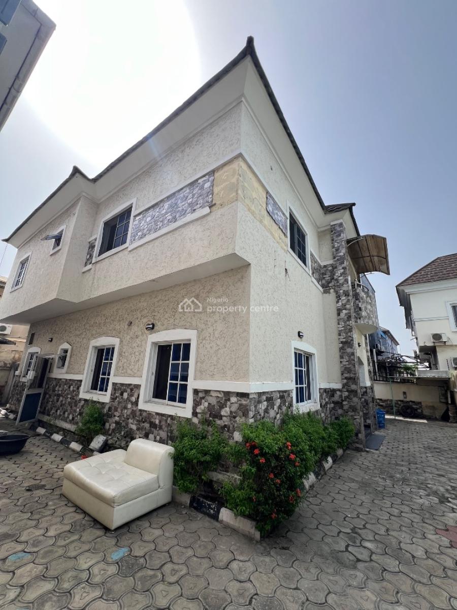 5 Bedroom Fully Detached Duplex with a Bq., Chevron, Lekki, Lagos, Detached Duplex for Rent
