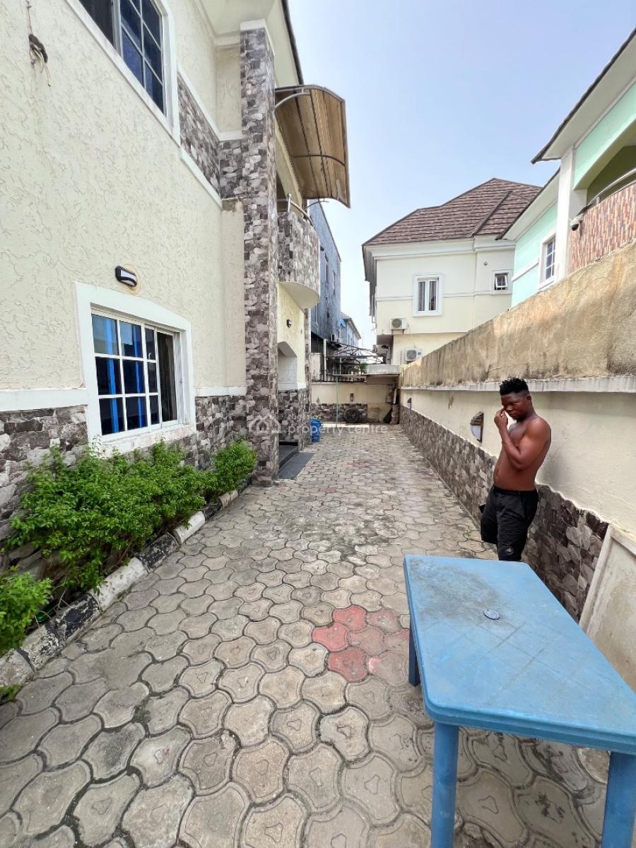 5 Bedroom Fully Detached Duplex with a Bq., Chevron, Lekki, Lagos, Detached Duplex for Rent