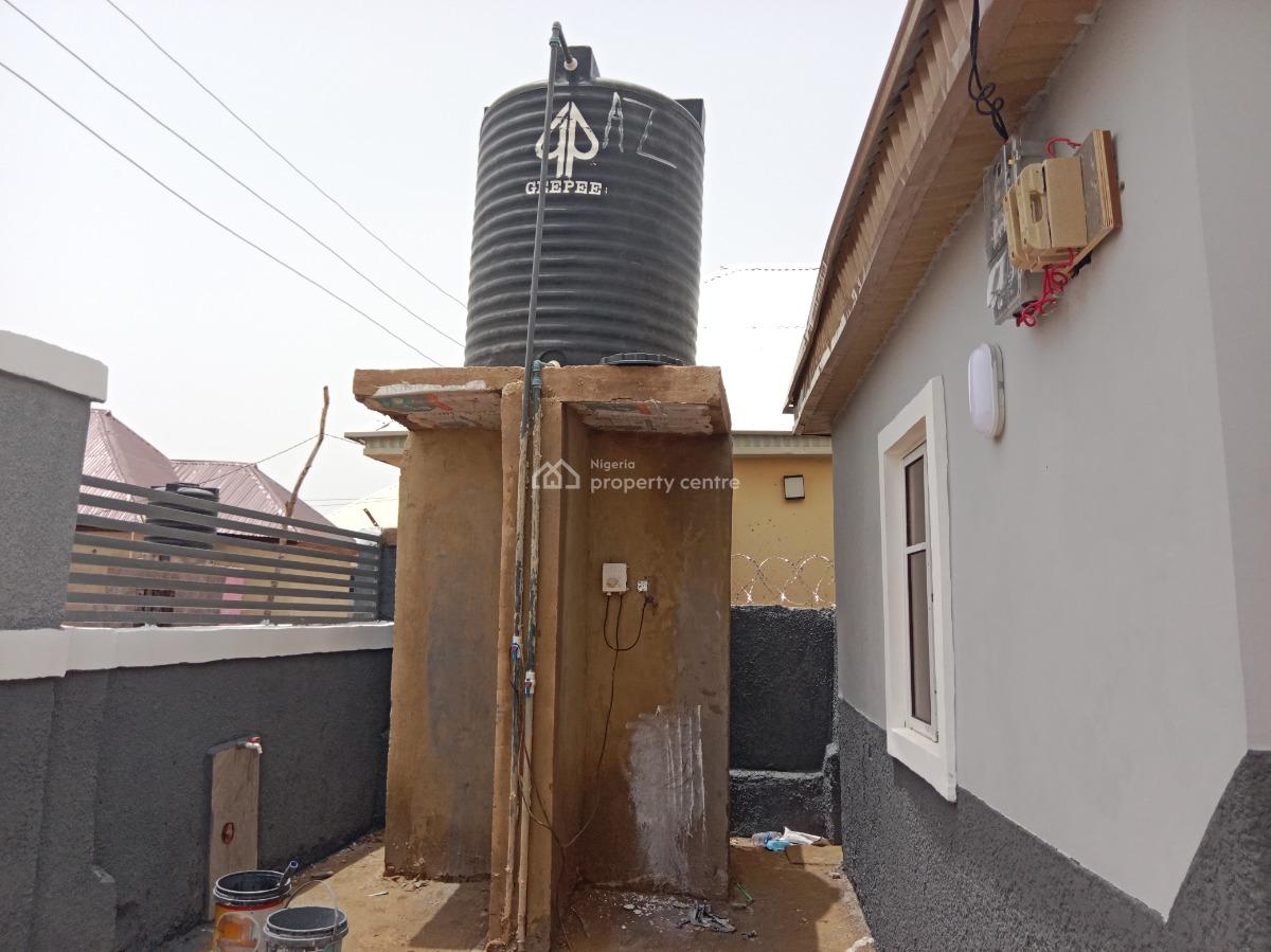 a Big Brand New Self Contain in a Fenced and Gated Compound with Water, Close to Kabusa Gardens Estate Along Sunnyvale Junction Road., Lokogoma District, Abuja, Self Contain (single Rooms) for Rent