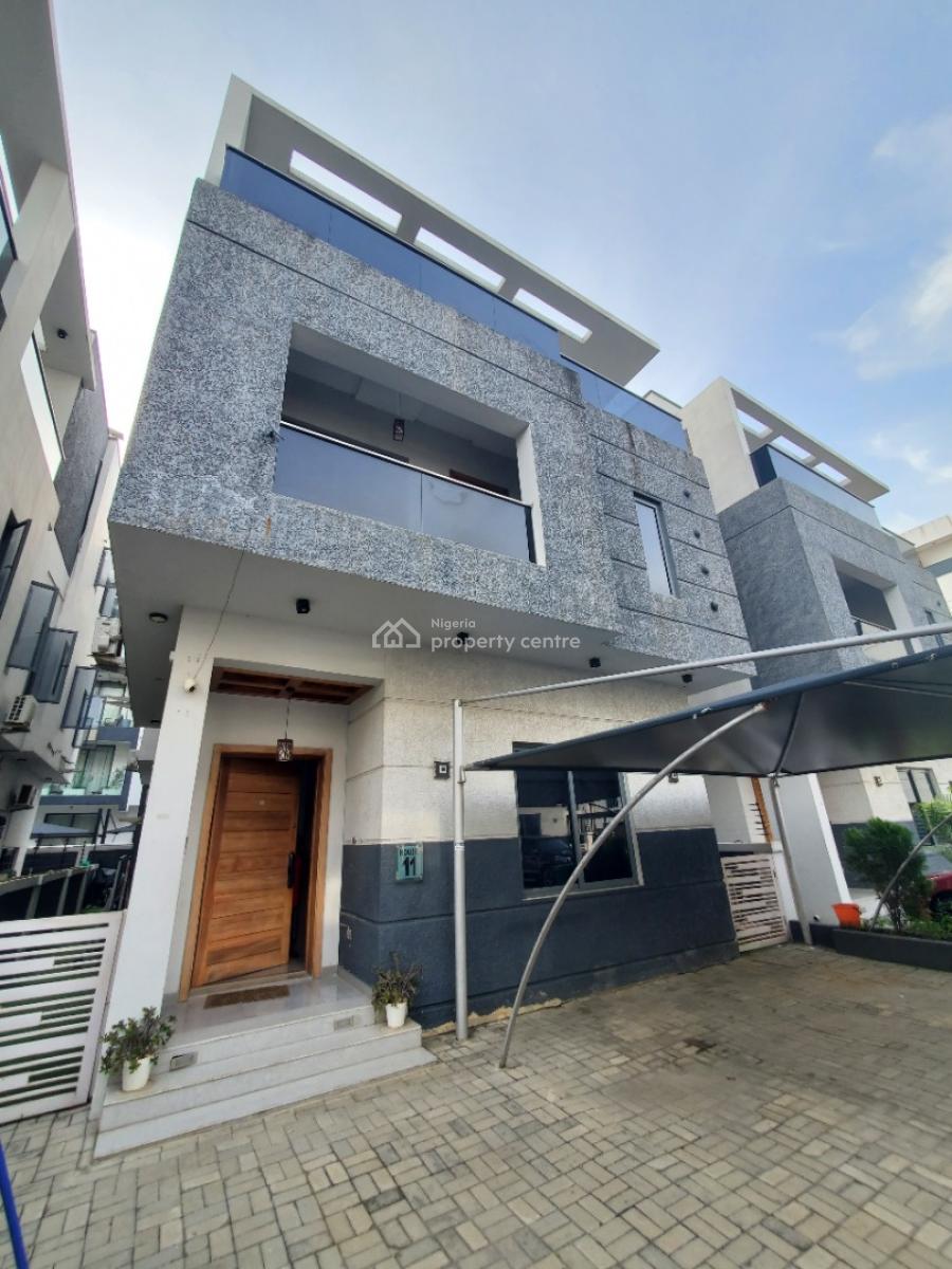 Fully Furnished Luxury 5 Bedroom Semi Detached Duplex with Car Port, Ikate, Lekki, Lagos, Semi-detached Duplex for Rent