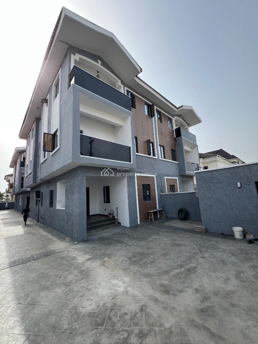 Brand New 5 Bedroom Semi Detached Duplex with a Bq., Chevron, Lekki, Lagos, Semi-detached Duplex for Rent