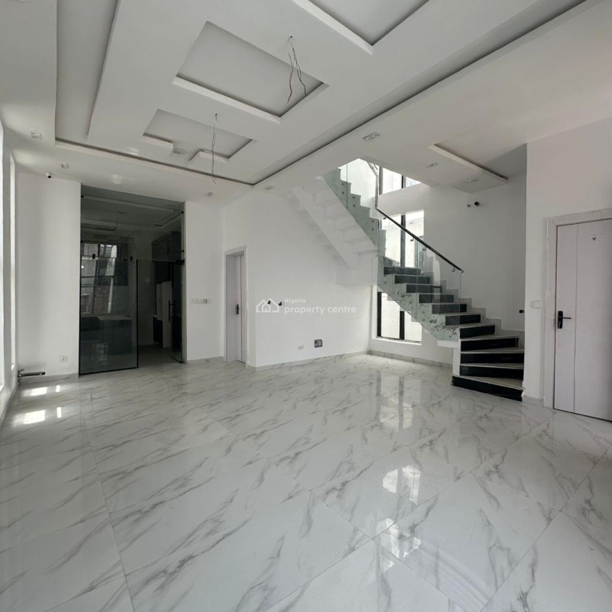 Luxurious 4 Bedroom Fully Detached Duplex with Bq and Pool, Chevron, Lekki, Lagos, Detached Duplex for Sale