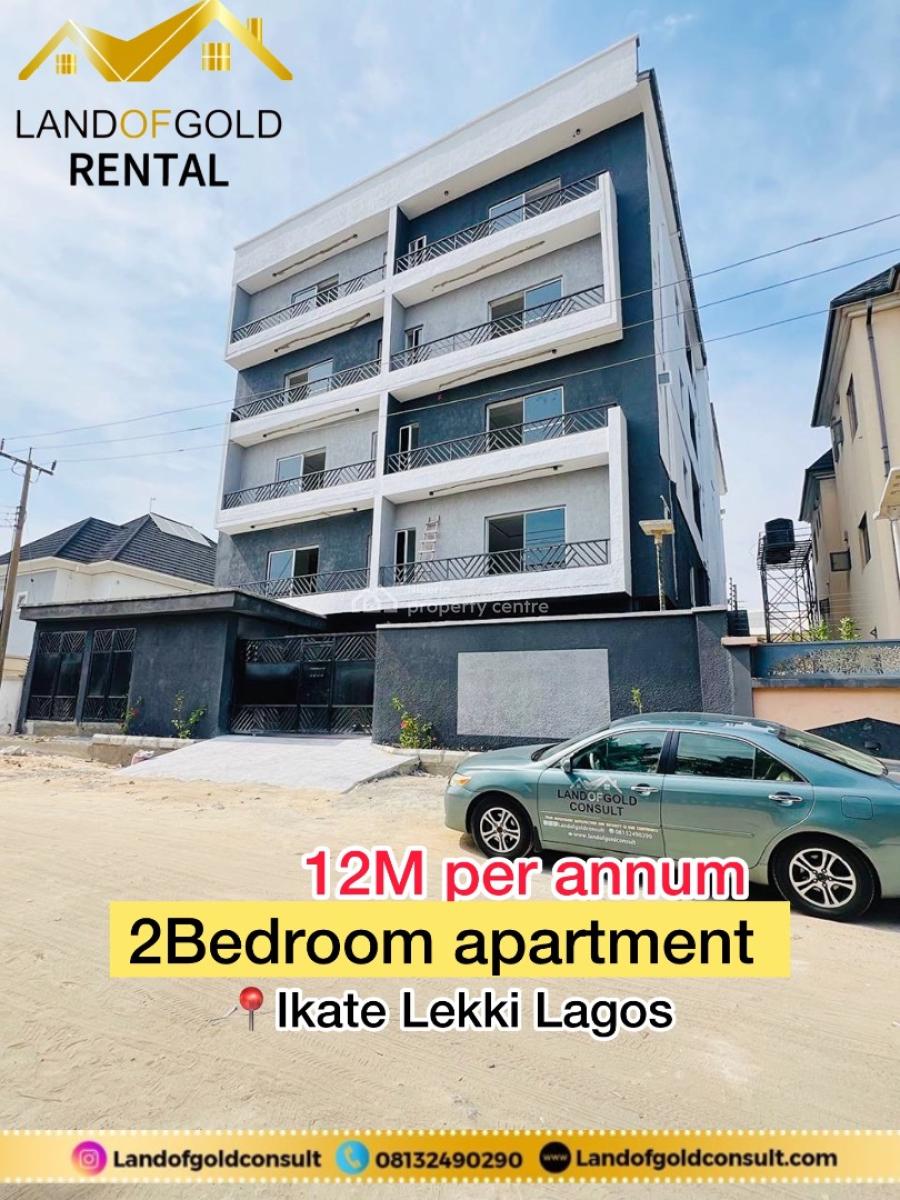 2 Bedroom Apartment, Ikate, Lekki, Lagos, House for Rent