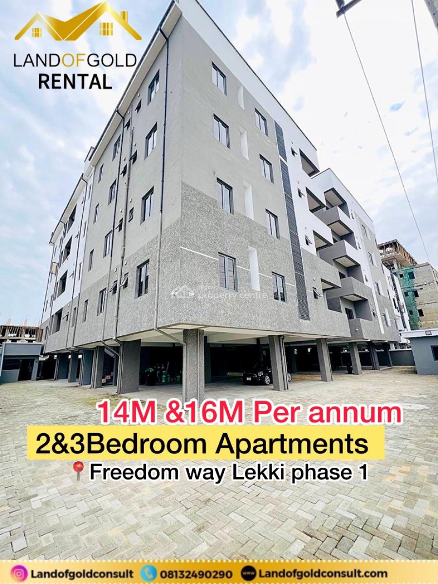 Luxury 2bedroom Apartment, Freedom Way Axis, Lekki Phase 1, Lekki, Lagos, House for Rent