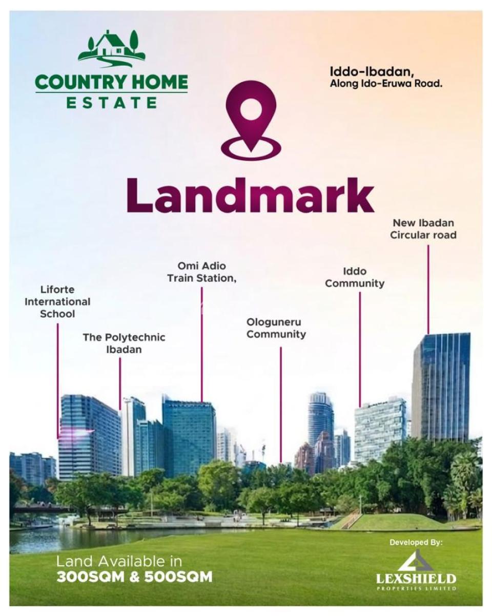 Land with Perimeter Fencing and 24-hour Security, Country Home Estate, Ido Eruwa Roads, Ibadan, Oyo, Residential Land for Sale