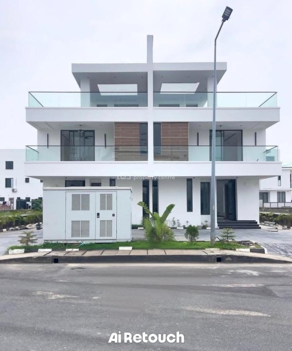 Brand Newly Built Luxury 5bedrooms Semi Detached Duplex with Big Bq, Cowrie Creek Estate, Ikate, Lekki, Lagos, House for Rent