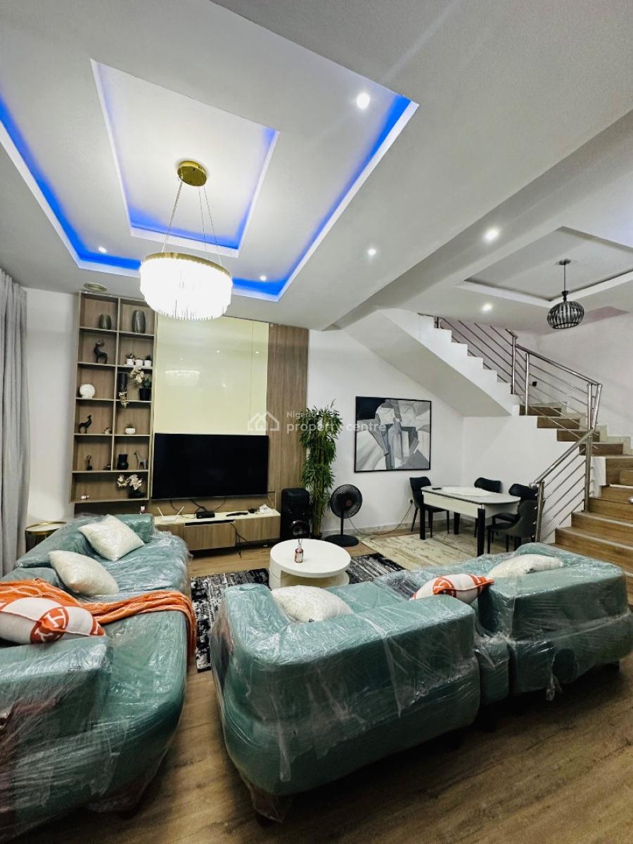 Brand New Beautiful and Luxury Home with Brand New Furnitures, Located in One of The Most South After Estate, Ajah, Lagos, Detached Duplex for Rent