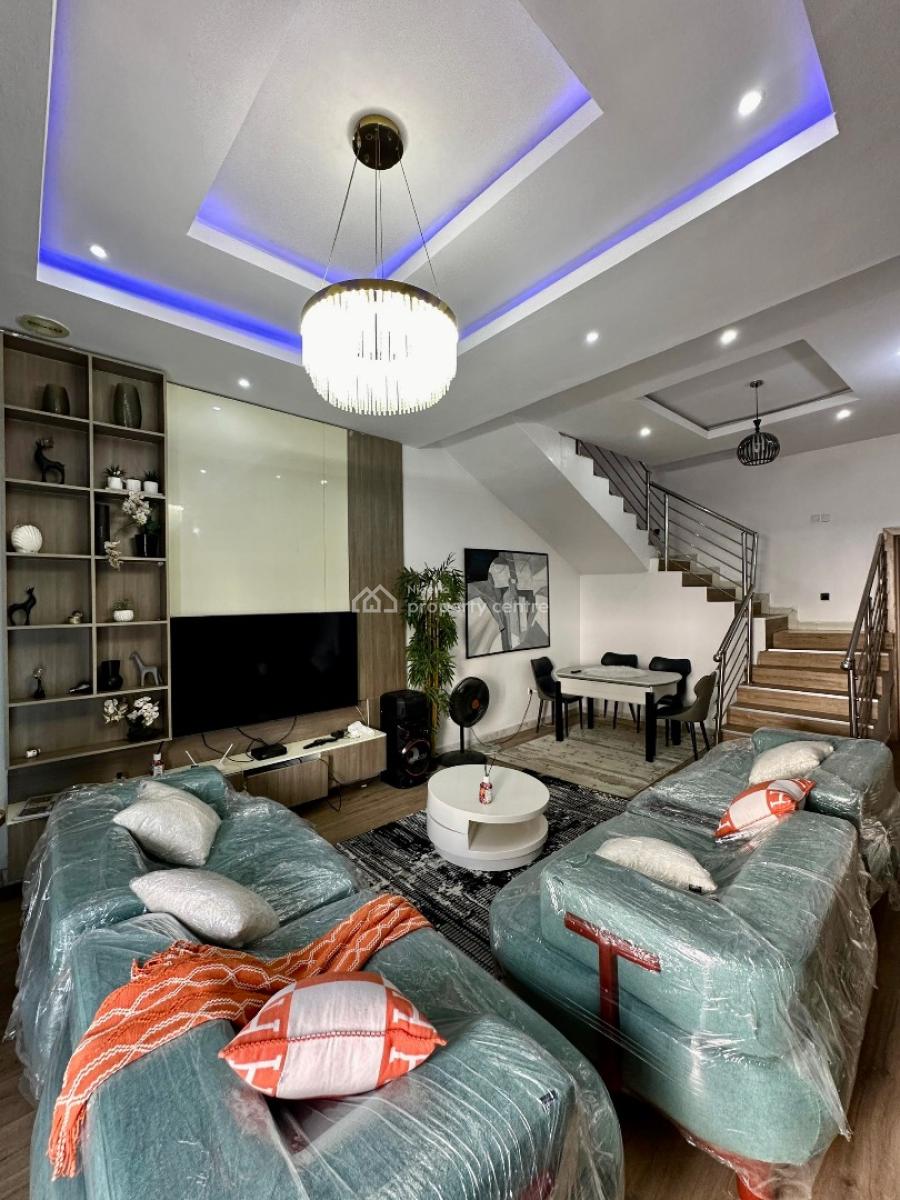 Brand New Beautiful and Luxury Home with Brand New Furnitures, Located in One of The Most South After Estate, Ajah, Lagos, Detached Duplex for Rent