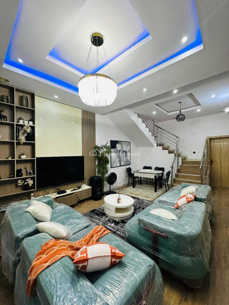 Brand New Beautiful and Luxury Home with Brand New Furnitures, Located in One of The Most South After Estate, Ajah, Lagos, Detached Duplex for Rent