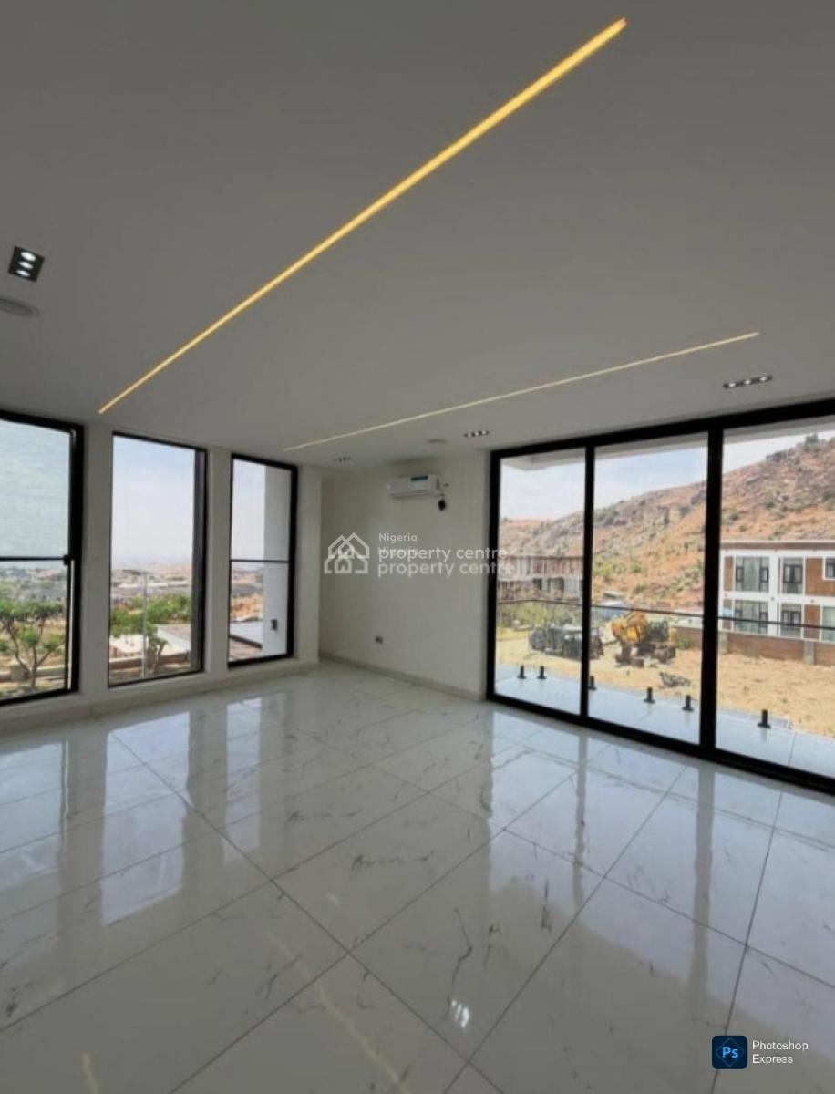 Luxury 4-bedroom Smart Terrace Duplex with Elevator & Bq, Main Abuja, Maitama District, Abuja, Terraced Duplex for Rent