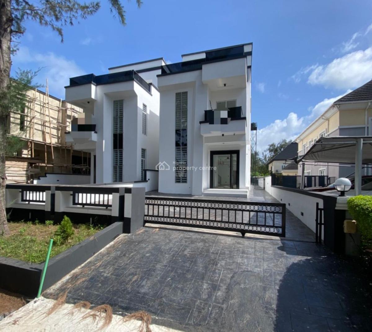 a Well Crafted 5 Bedroom Fully Detached Duplex  with Bq-, Ikota, Lekki, Lagos, Detached Duplex for Sale