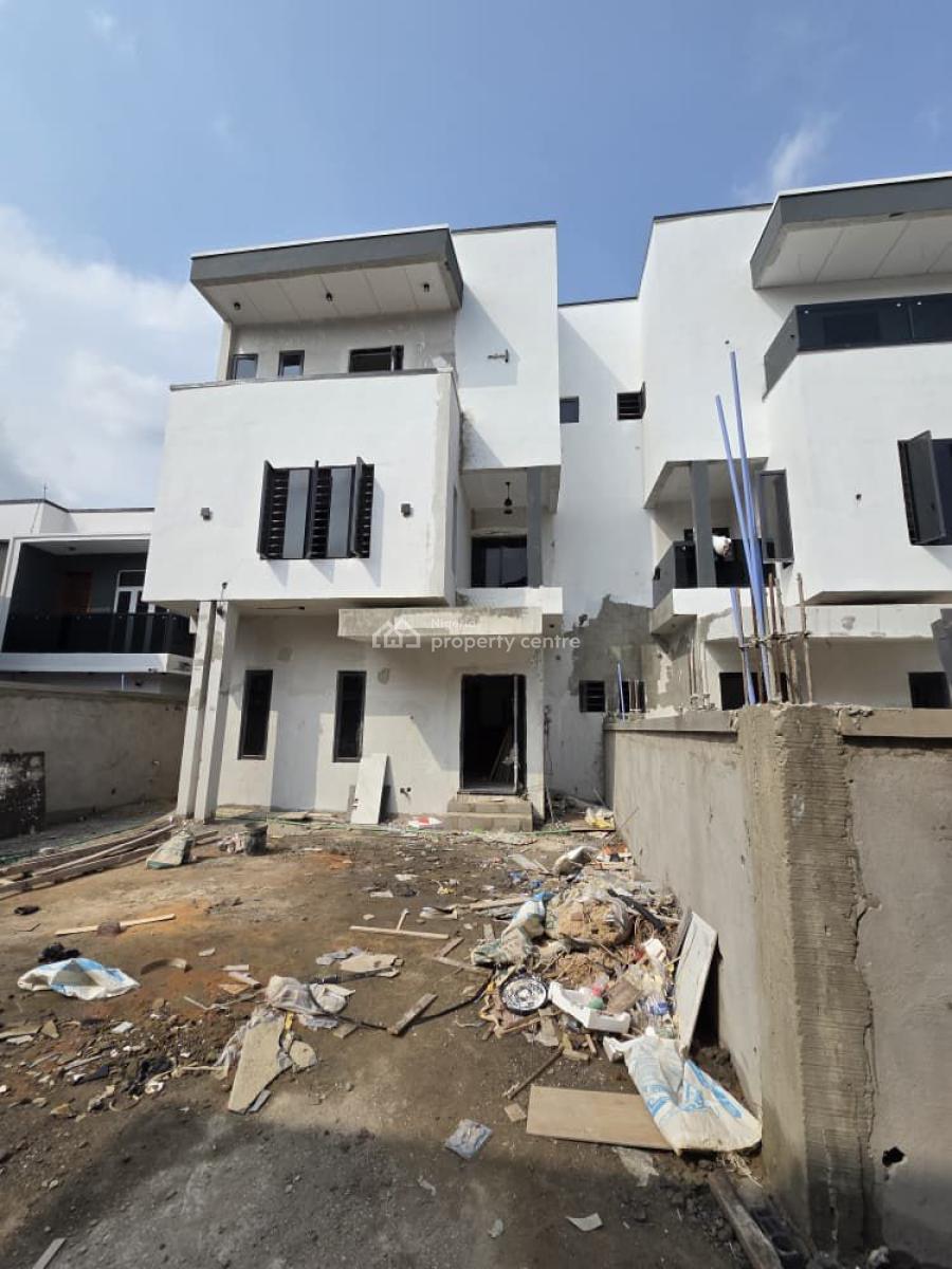Exquisite Built 4 Bedroom Semi Detached Duplex with Room Bq, Ogba, Ikeja, Lagos, Semi-detached Duplex for Sale