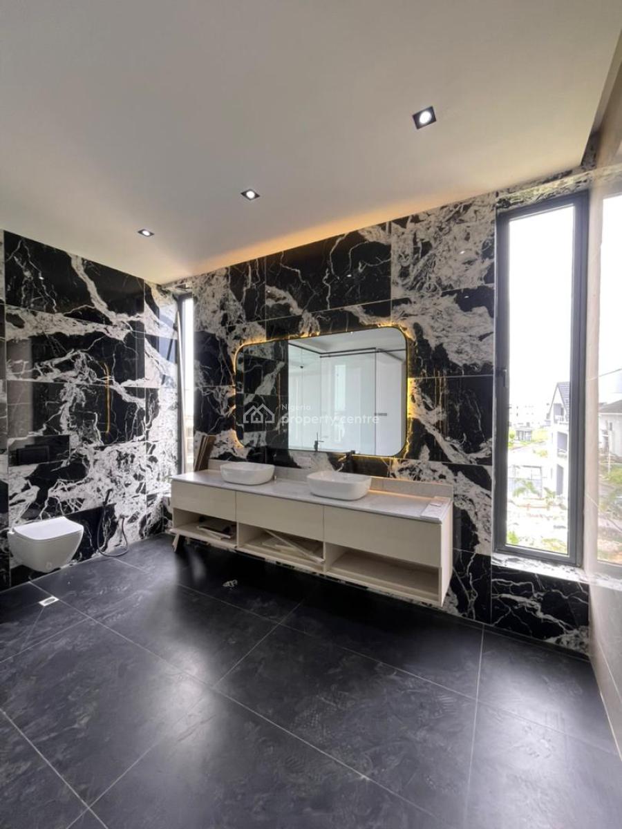 Contemporary 5 Bedroom Semi Detached Duplex W/ Bq, Gym, Pool, Cinema, Ikate, Lekki, Lagos, Semi-detached Duplex for Sale