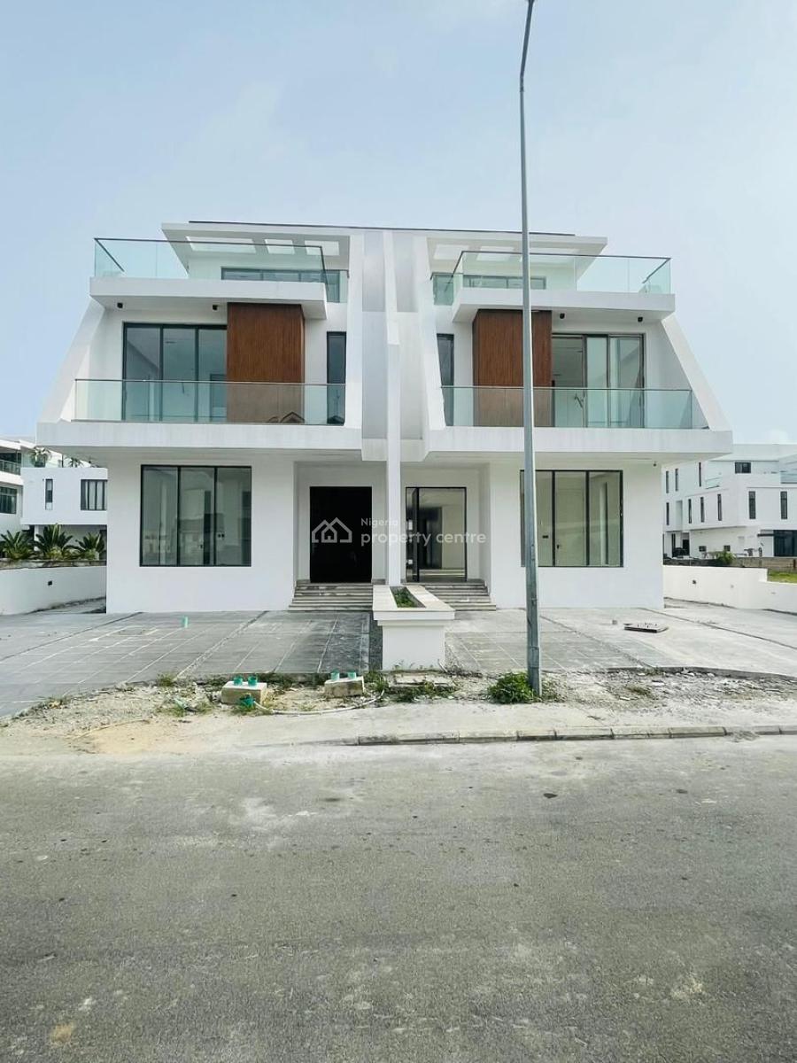 Luxuriously Built 5 Bedroom Semi Detached Duplex Plus Bq & Pool,, Cowrie Creek Estate, Lekki, Lagos, Semi-detached Duplex for Sale