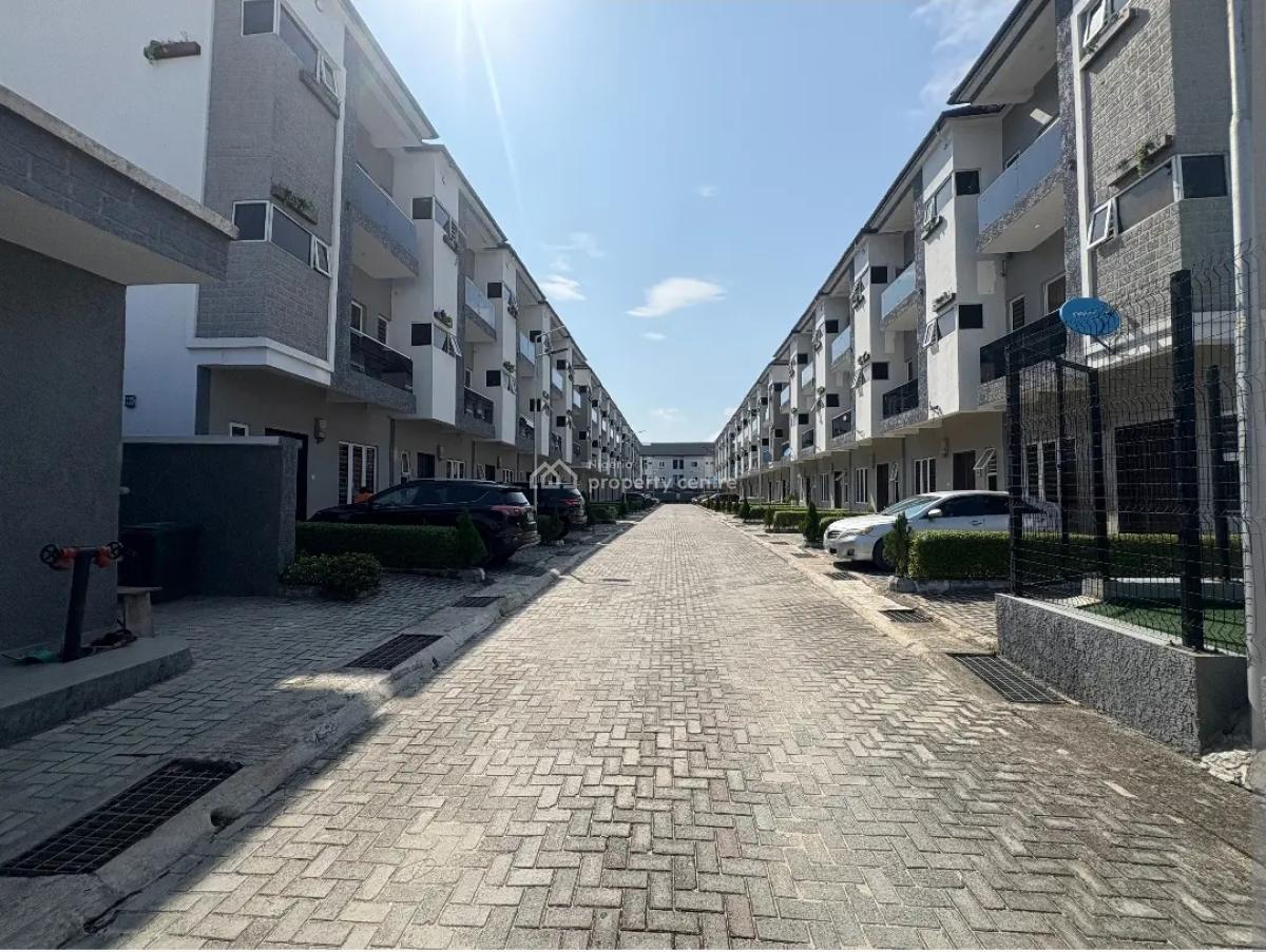 Awesome 4bedroom Terrace Duplex with a Bq Within a Secured Neighbohood, Ikate, Lekki, Lagos, Terraced Duplex for Sale