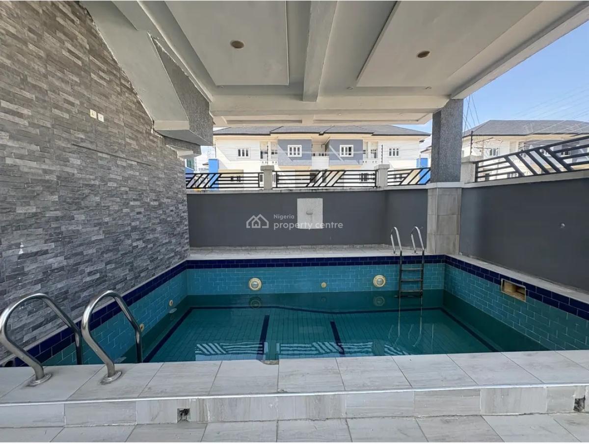 Awesome 4bedroom Terrace Duplex with a Bq Within a Secured Neighbohood, Ikate, Lekki, Lagos, Terraced Duplex for Sale