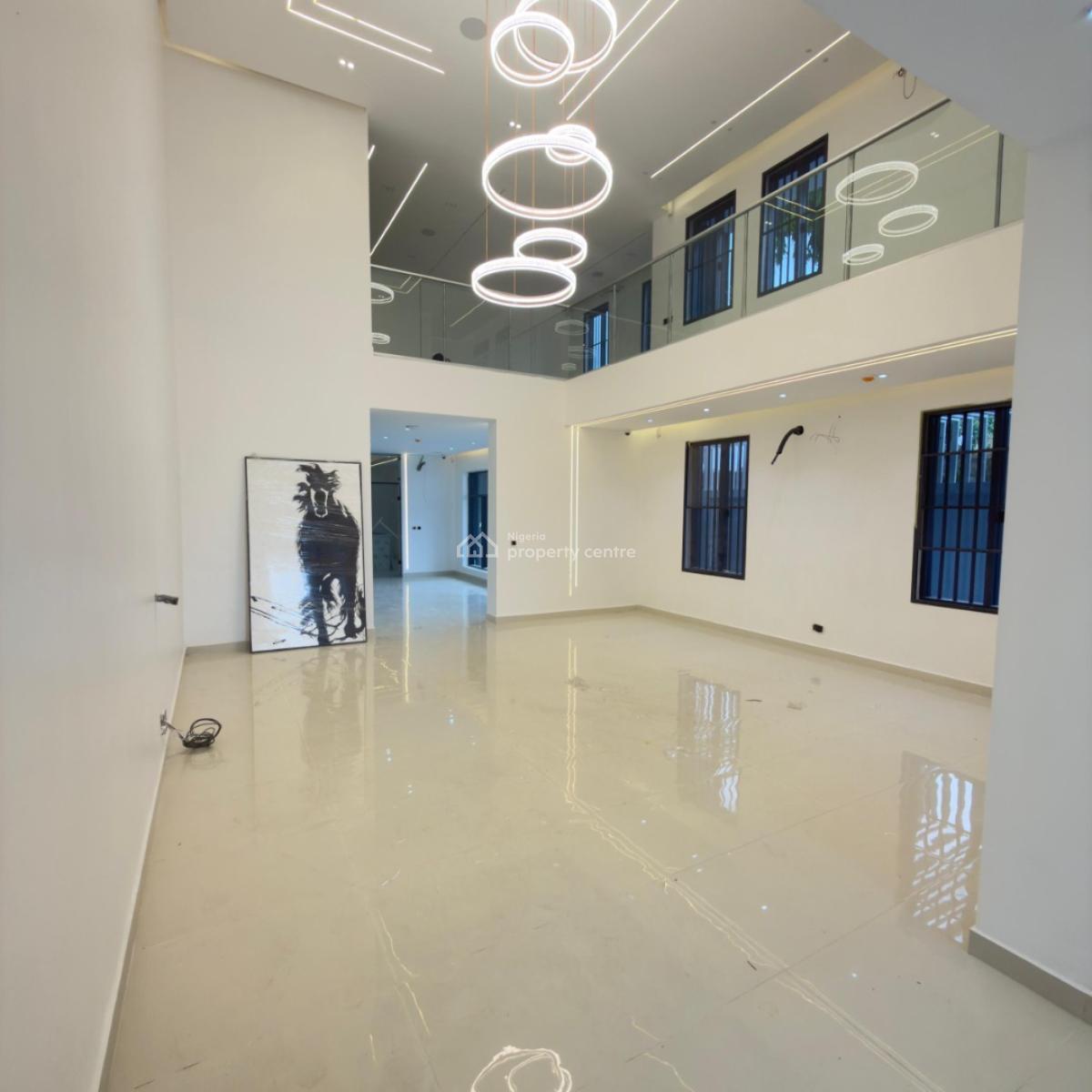 Aesthetically Pleasing 5bedroom Semi Detached Duplex with a Bq,pool,, Located in a Secured and Serene Estate. It Has a Cinema Too, Ikate, Lekki, Lagos, Semi-detached Duplex for Sale