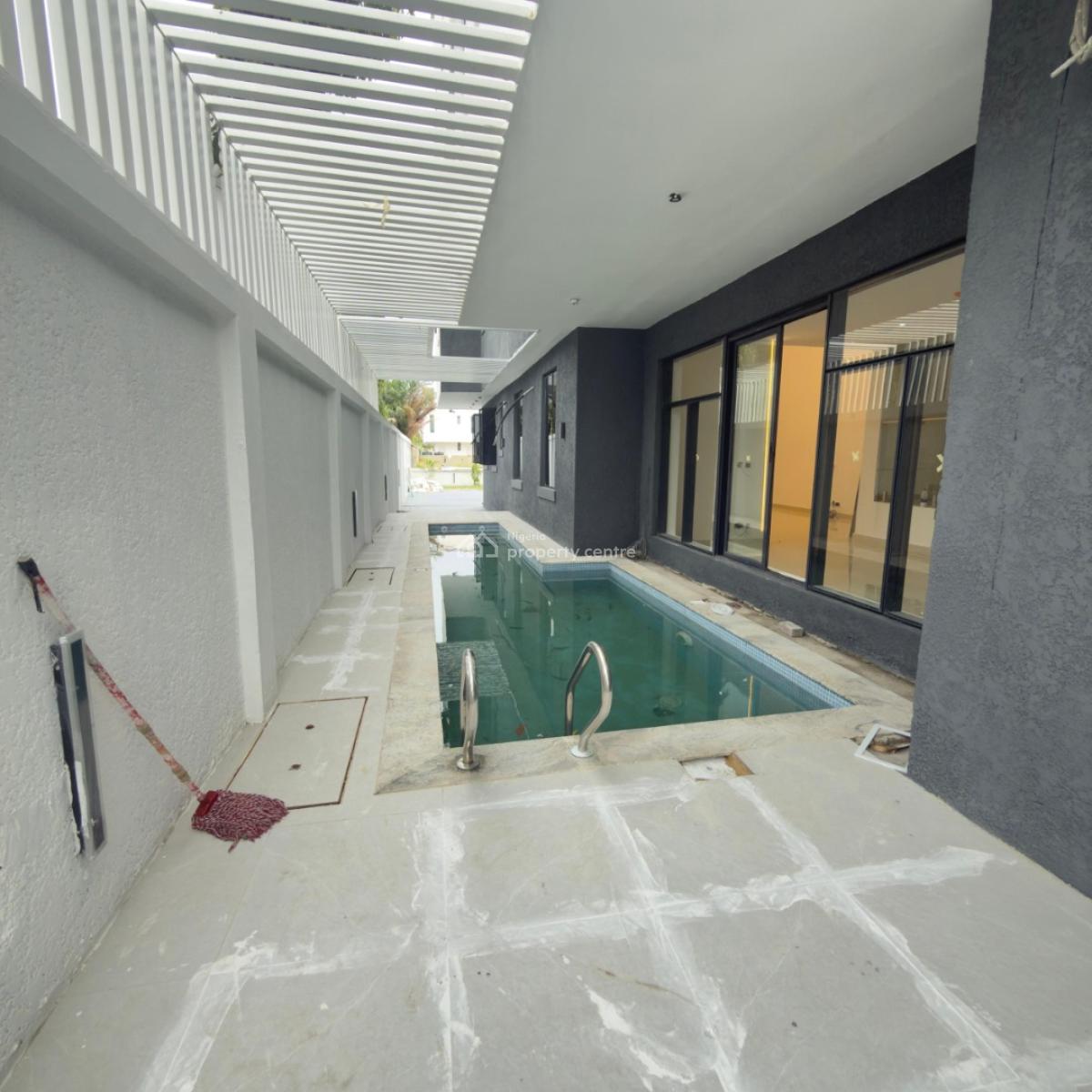 Aesthetically Pleasing 5bedroom Semi Detached Duplex with a Bq,pool,, Located in a Secured and Serene Estate. It Has a Cinema Too, Ikate, Lekki, Lagos, Semi-detached Duplex for Sale