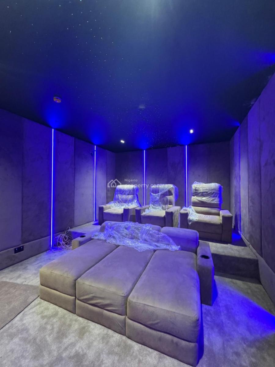 Aesthetically Pleasing 5bedroom Semi Detached Duplex with a Bq,pool,, Located in a Secured and Serene Estate. It Has a Cinema Too, Ikate, Lekki, Lagos, Semi-detached Duplex for Sale