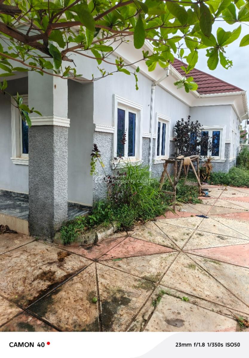Spacious 3 Bedroom Fully Detached Bungalow with Bq and a Gate House, Grow Homes Estate After Royal Champion Assembly, Kubwa, Abuja, Detached Bungalow for Rent