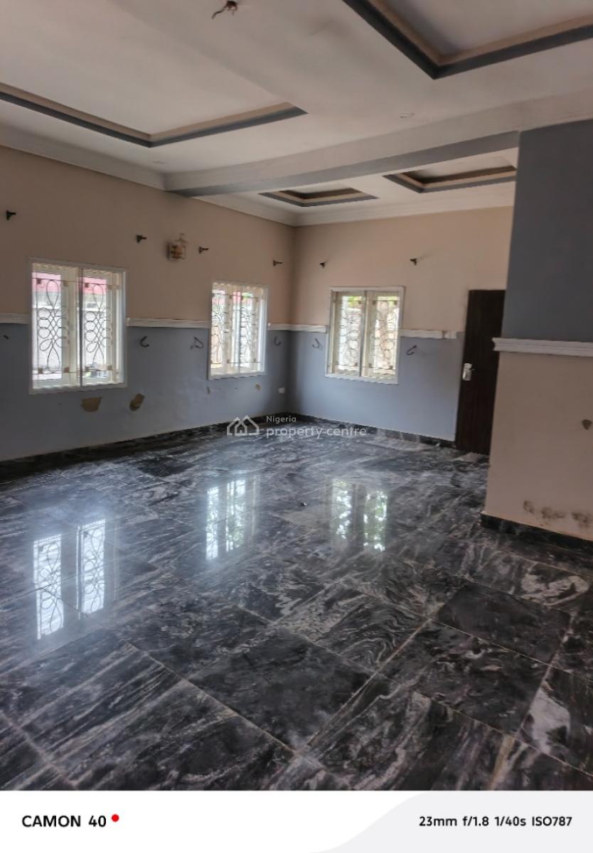 Spacious 3 Bedroom Fully Detached Bungalow with Bq and a Gate House, Grow Homes Estate After Royal Champion Assembly, Kubwa, Abuja, Detached Bungalow for Rent