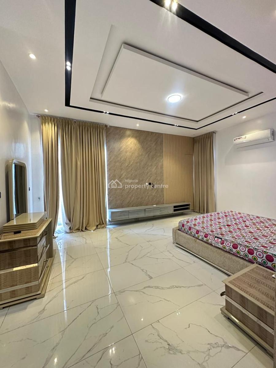 Fully Furnished 5bedroom Detached Duplex with a Bq, in a Nice Serenre, Secured Estate, Agungi, Lekki, Lagos, Detached Duplex for Sale