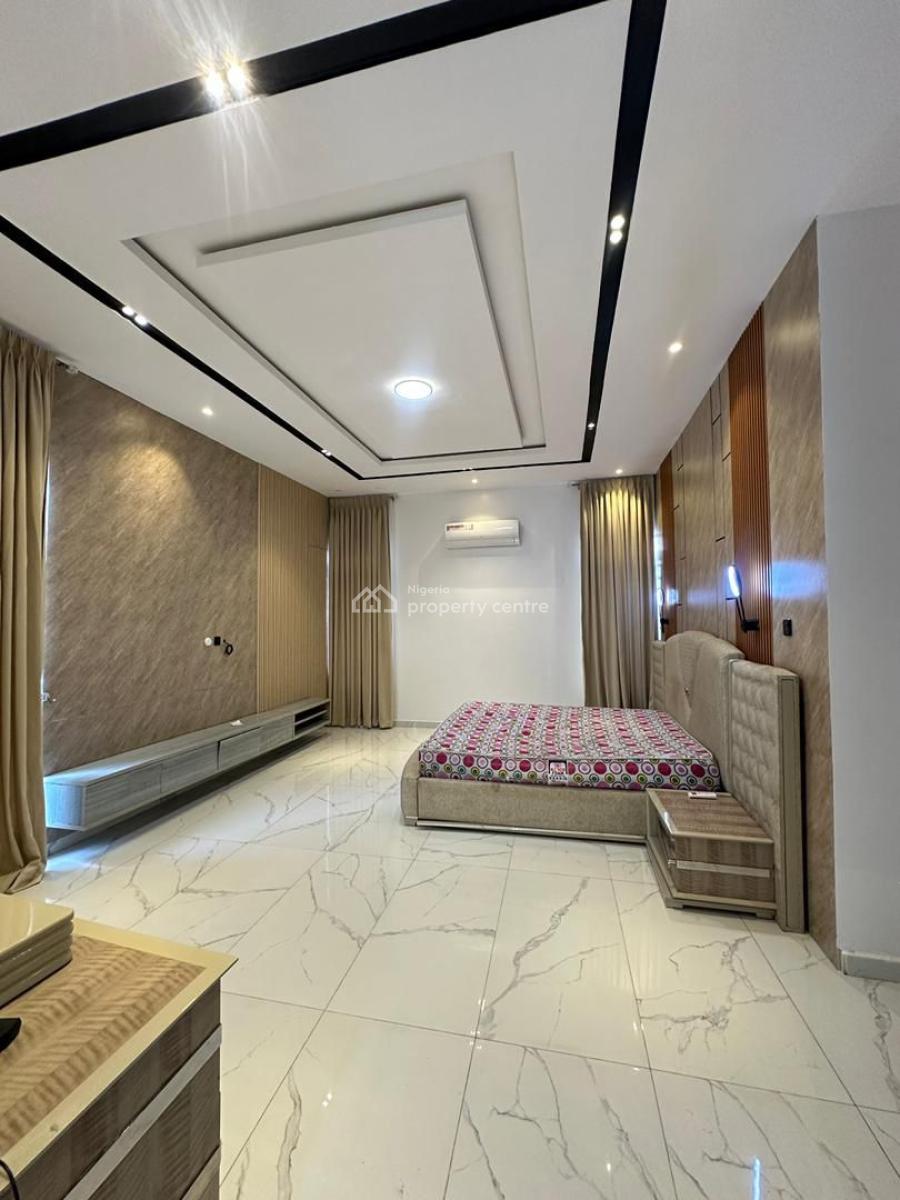 Fully Furnished 5bedroom Detached Duplex with a Bq, in a Nice Serenre, Secured Estate, Agungi, Lekki, Lagos, Detached Duplex for Sale