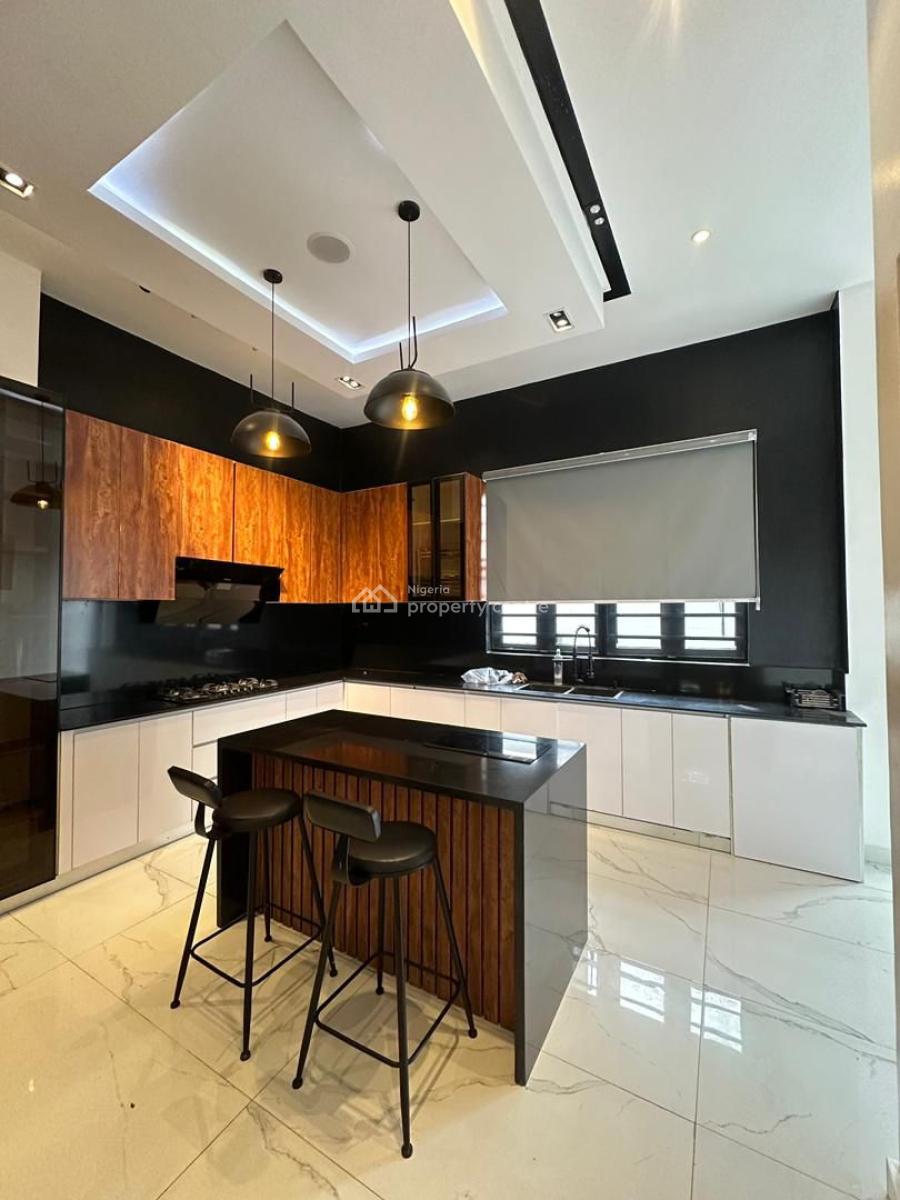 Fully Furnished 5bedroom Detached Duplex with a Bq, in a Nice Serenre, Secured Estate, Agungi, Lekki, Lagos, Detached Duplex for Sale