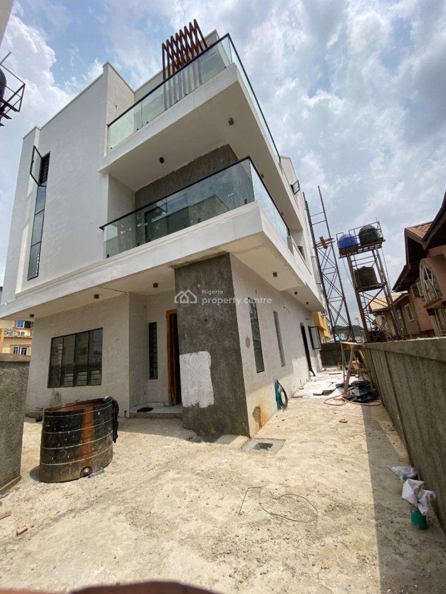 Brand New Luxury 5 Bedroom Detached Duplex with Bq, Greenfield Estate, Ago Palace, Isolo, Lagos, Detached Duplex for Sale