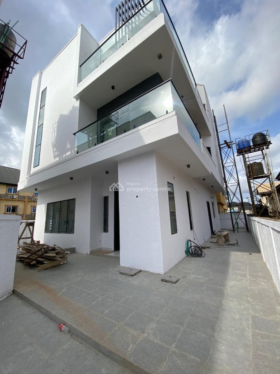 Brand New Luxury 5 Bedroom Detached Duplex with Bq, Greenfield Estate, Ago Palace, Isolo, Lagos, Detached Duplex for Sale
