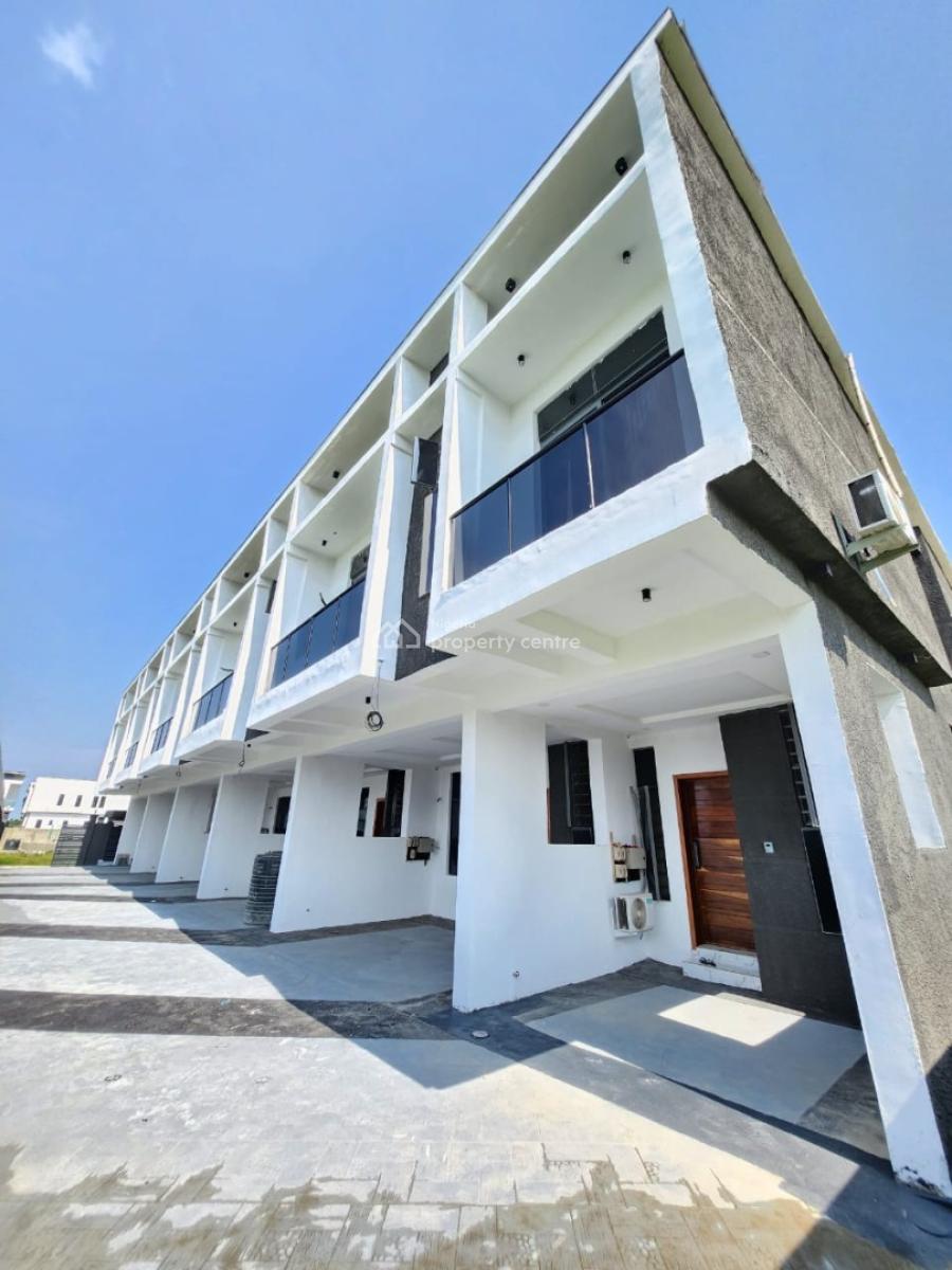 Brand New 3 Bedroom Terrace Duplex with Solar, Ajah, Lagos, Terraced Duplex for Rent