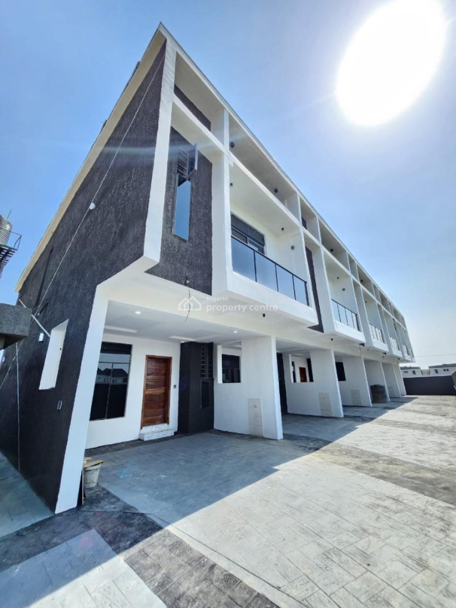 Brand New 3 Bedroom Terrace Duplex with Solar, Ajah, Lagos, Terraced Duplex for Rent