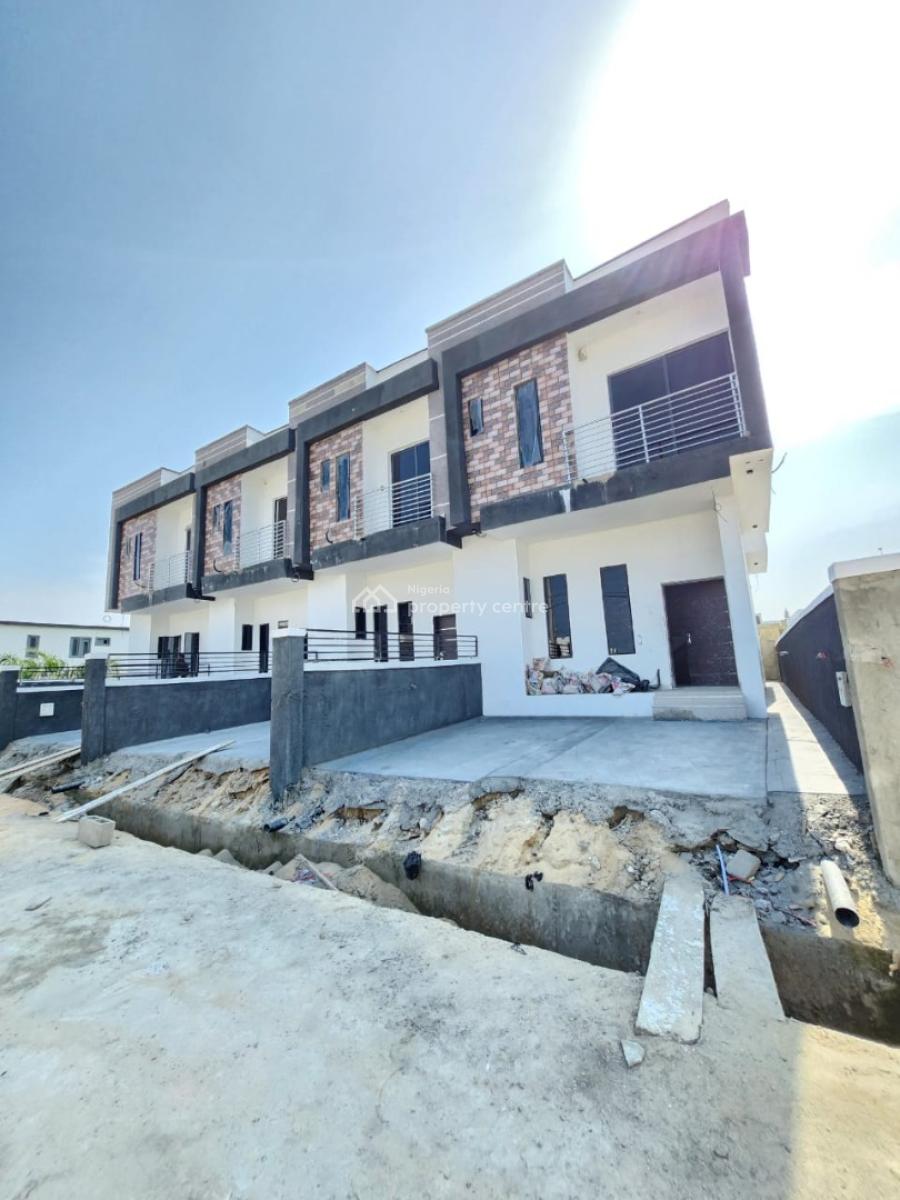 Self Compound 2 Bedroom Terrace Duplex with Bq, Ajah, Lagos, Terraced Duplex for Sale