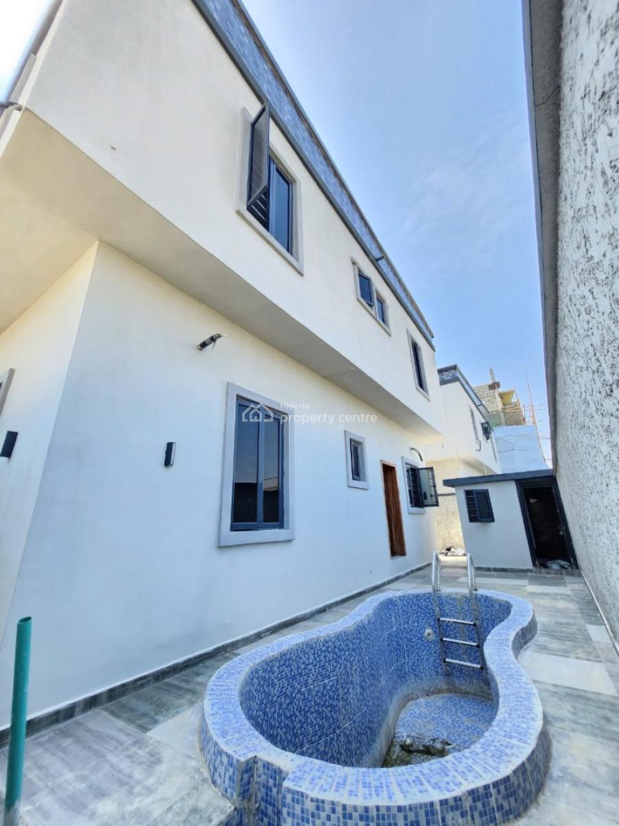 Brand New 4 Bedroom Fully Detached Duplex with Swimming Pool, Ajah, Lagos, Detached Duplex for Sale