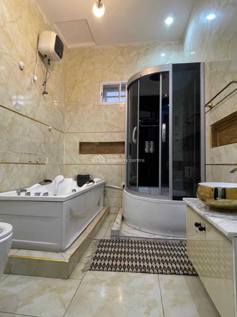 Luxury Fully Furnished 4 Bedroom Fully Detached Duplex with a Bigpool, Lekki Palm City, Ajah, Lagos, Detached Duplex for Rent