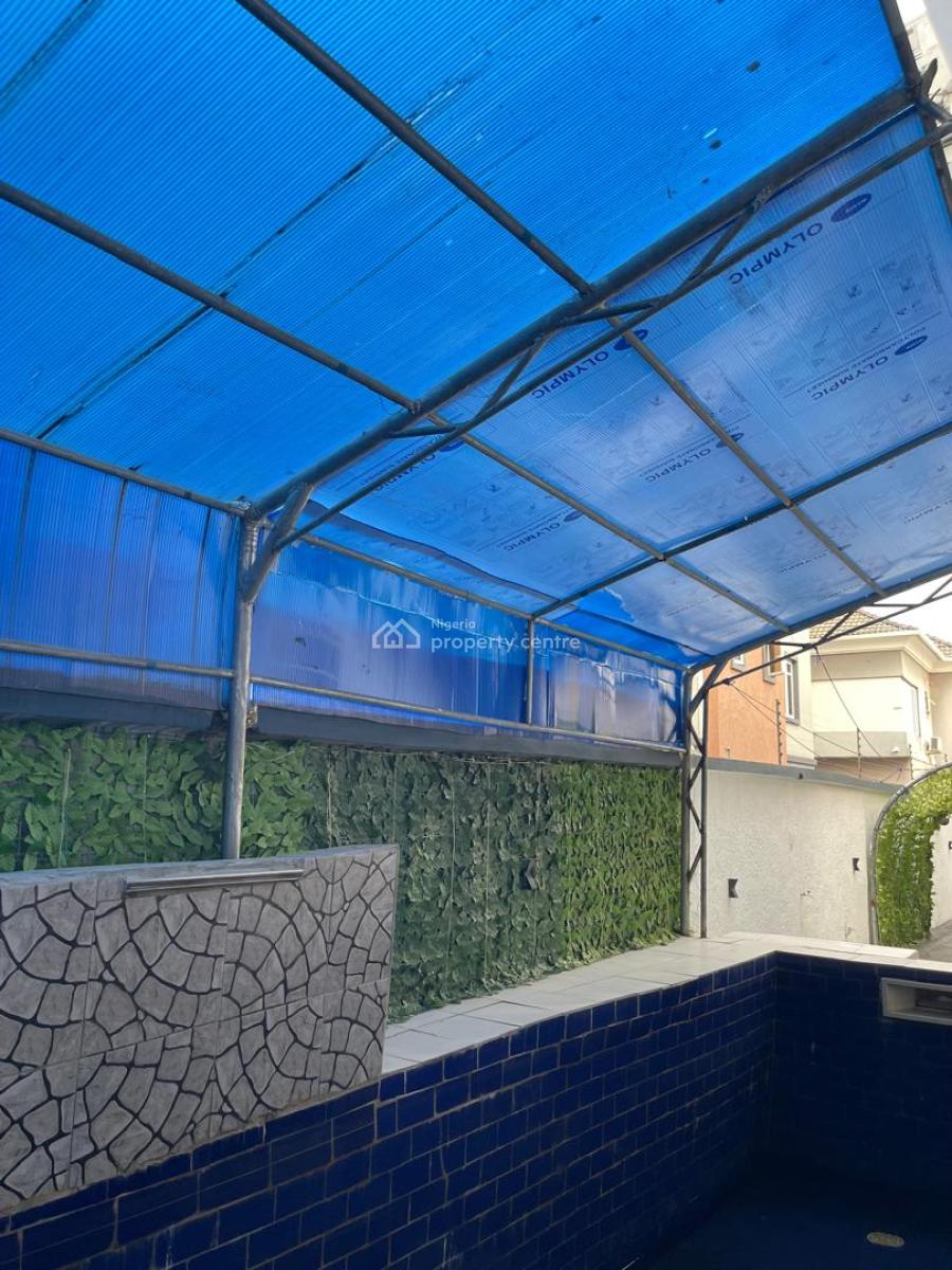 Luxury Fully Furnished 4 Bedroom Fully Detached Duplex with a Bigpool, Lekki Palm City, Ajah, Lagos, Detached Duplex for Rent