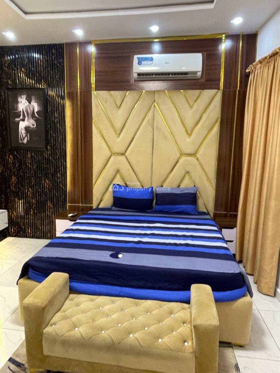 Luxury Fully Furnished 4 Bedroom Fully Detached Duplex with a Bigpool, Lekki Palm City, Ajah, Lagos, Detached Duplex for Rent