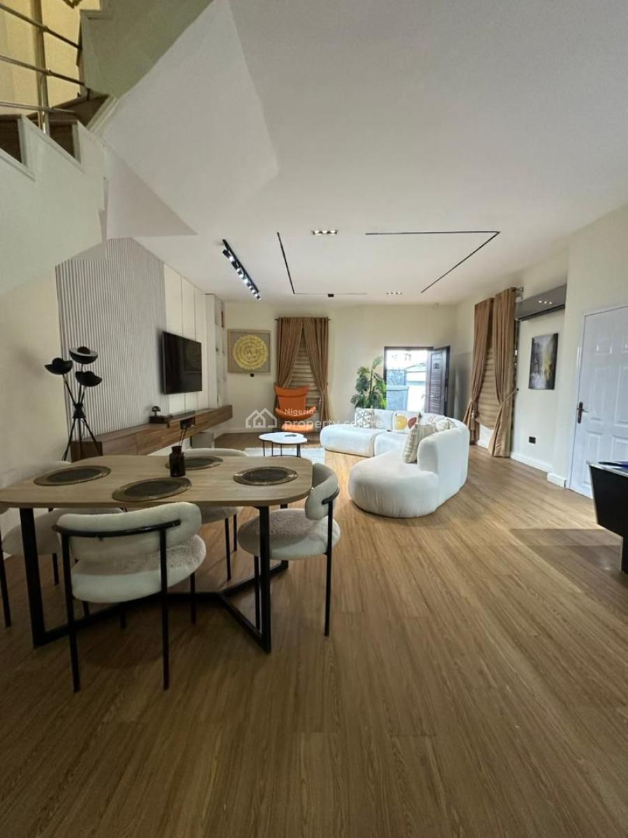 Very Beautiful Furnished Built 4 Bedroom Duplex, Osapa London, Osapa, Lekki, Lagos, Semi-detached Duplex for Rent