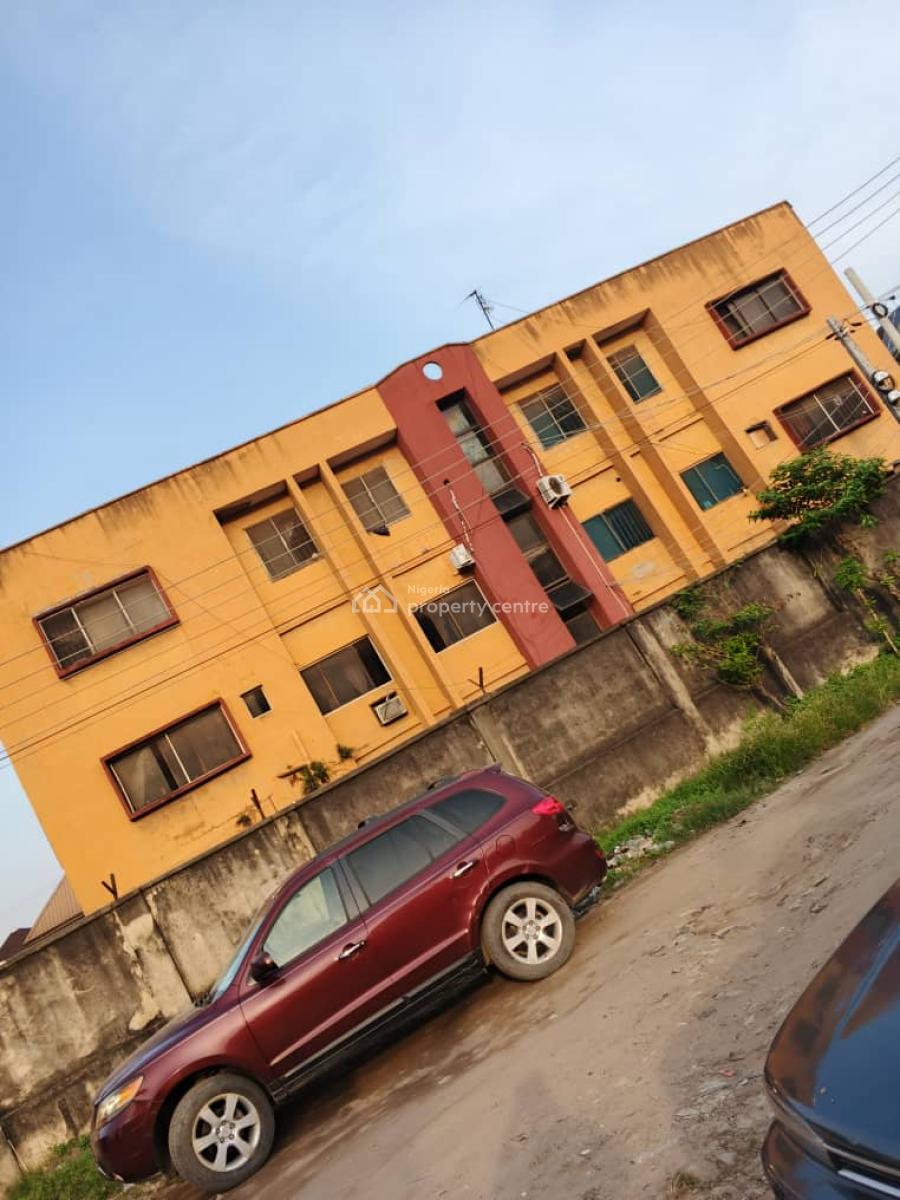 a Block of 10 Two Bedroom Flats with a Massive Warehouse on The Ground, Chemistry, Okota, Isolo, Lagos, Block of Flats for Sale