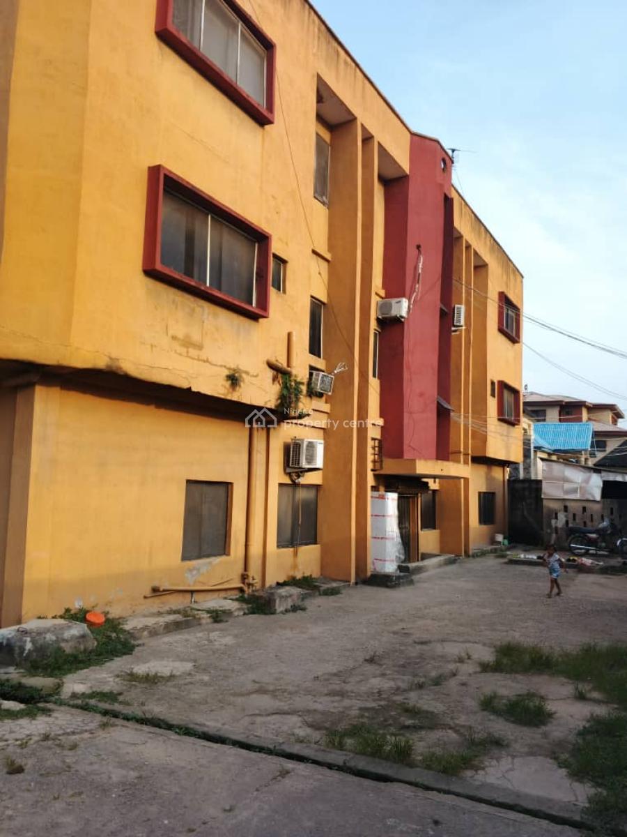 a Block of 10 Two Bedroom Flats with a Massive Warehouse on The Ground, Chemistry, Okota, Isolo, Lagos, Block of Flats for Sale