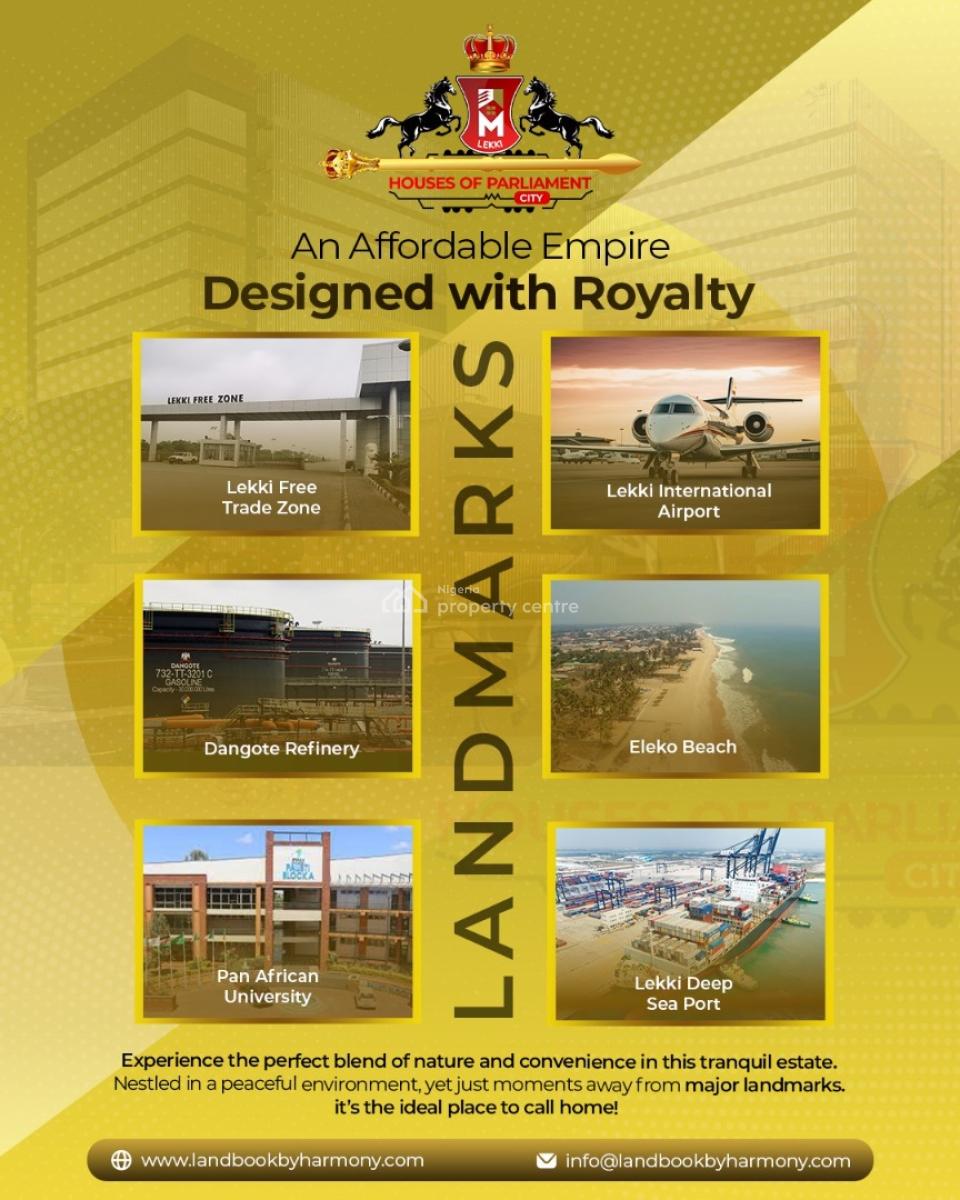 The Parliament Estate: Phase I & Phase Ii*, Bolorunpelu-onigbedu (oke-ogun), Opposite Aiyetoro Government Scheme,, Ibeju Lekki, Lagos, Residential Land for Sale