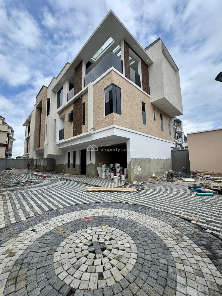 Custom Vanity 4 Bedroom Terrace Duplex + Bq in a Serene Estate, Lekki Phase 1, Lekki, Lagos, Terraced Duplex for Sale