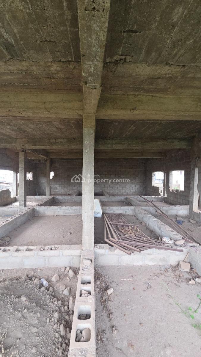 Commercial Uncompleted Building Along The Main Road, Along Iyana Church Rd, Opp Odeji Pharmacy and Store, Transformer Junct, Ibadan, Oyo, Commercial Property for Sale