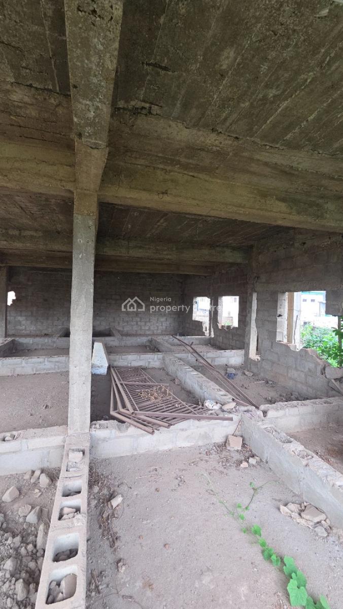 Commercial Uncompleted Building Along The Main Road, Along Iyana Church Rd, Opp Odeji Pharmacy and Store, Transformer Junct, Ibadan, Oyo, Commercial Property for Sale