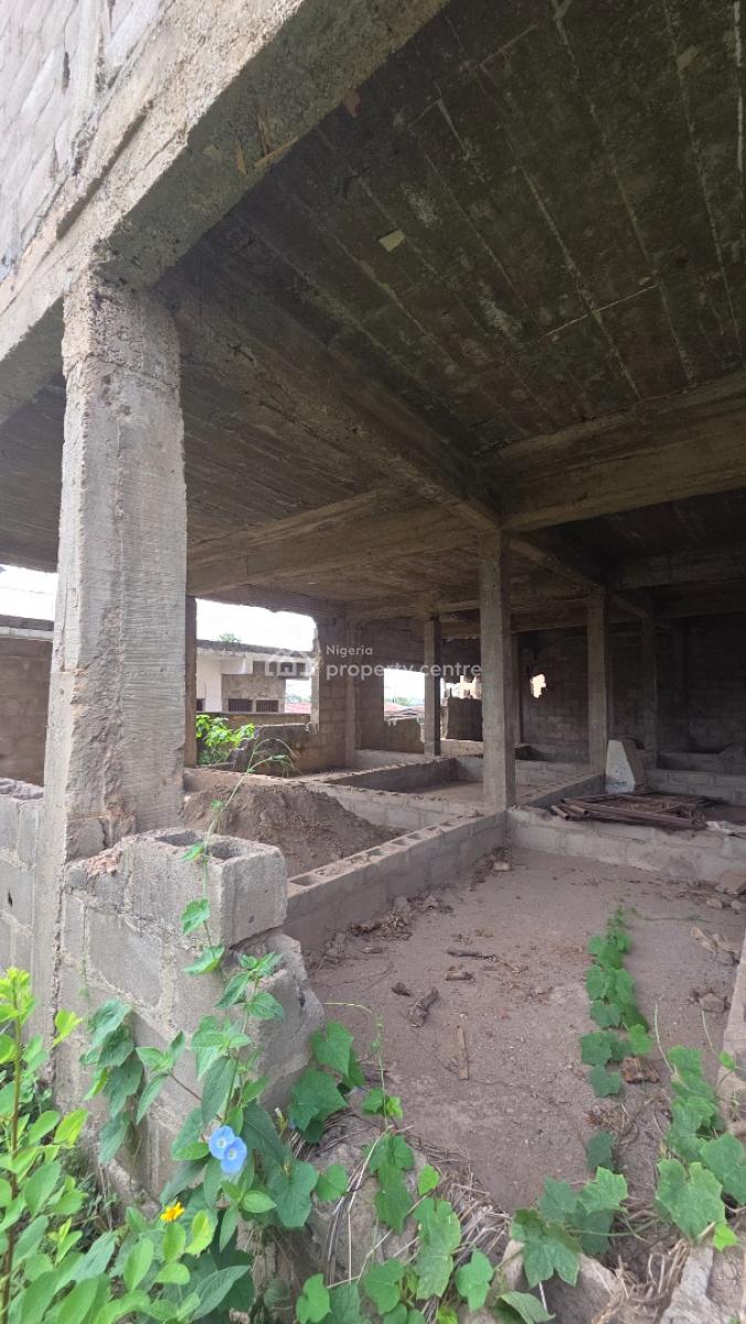 Commercial Uncompleted Building Along The Main Road, Along Iyana Church Rd, Opp Odeji Pharmacy and Store, Transformer Junct, Ibadan, Oyo, Commercial Property for Sale