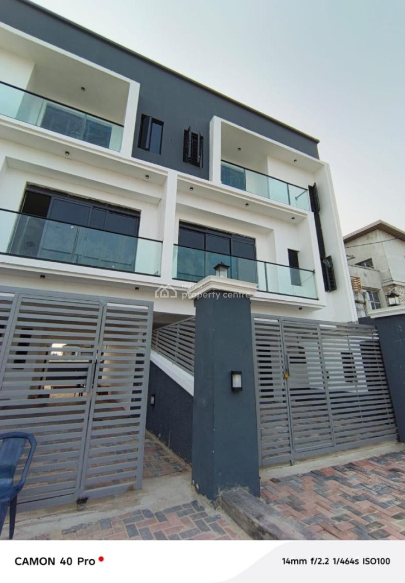 Luxury 3 Bedroom Duplex with Self Compound, Eti-osa, Sangotedo, Ajah, Lagos, Detached Duplex for Rent
