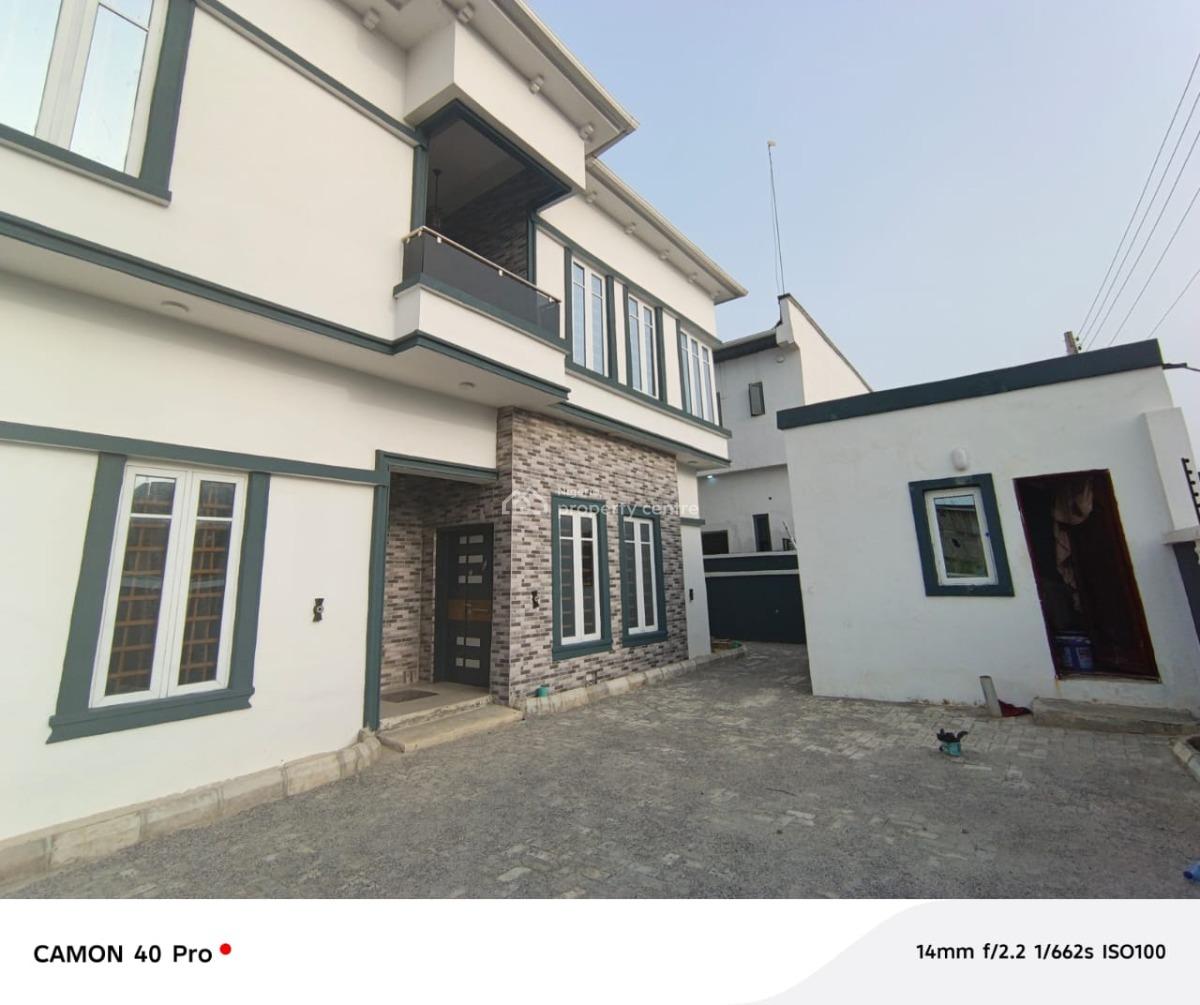Luxury 4 Bedroom Duplex Self Compound, Ogidan, Sangotedo, Ajah, Lagos, Detached Duplex for Rent